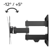 Стенна стойка за TV, Fullmotion, 122 cm (48"), 2 рамена, до 20 кг
