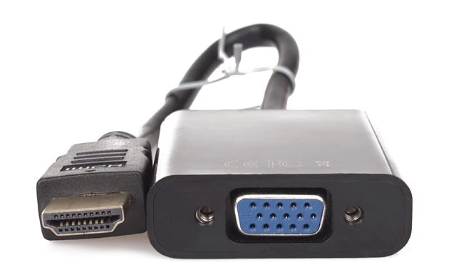 VCom Адаптер Adapter HDMI M to VGA F - CG591-B-0.15m