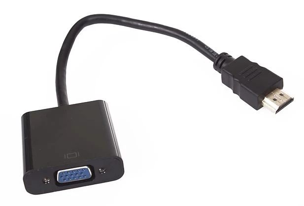 VCom Адаптер Adapter HDMI M to VGA F - CG591-B-0.15m