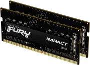 16GB (2x8) DDR4-3200 CL20 Kingston FURY Impact Black
