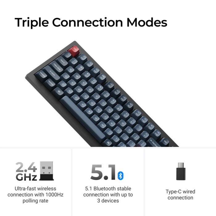 Keychron V1 MAX QMK - Tactile Banana