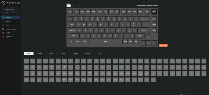 Keychron V1 MAX QMK - Tactile Banana