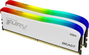 Kingston FURY Beast RGB White 32GB(2x16GB) DDR4 3600MHz CL18