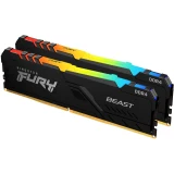 Kingston FURY Beast RGB Black 16GB(2x8GB) DDR4 3600MHz CL17