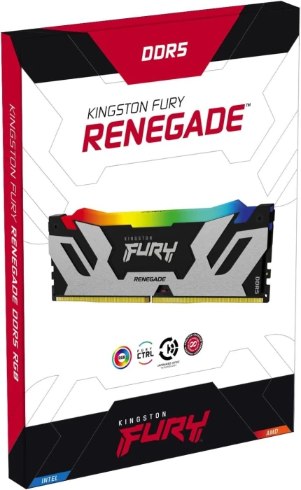 KINGSTON FURY Renegade RGB Black 32GB(2x16GB) DDR5 7200MHz CL38