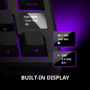 LORGAR KBP7075W Wireless PBT Beige