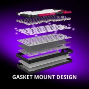 LORGAR KBP7075W Wireless PBT Beige