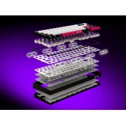 LORGAR KBP70MW Wireless PBT White