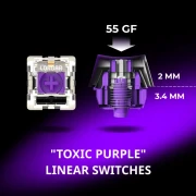 LORGAR KBP70TKLW Wireless PBT Beige