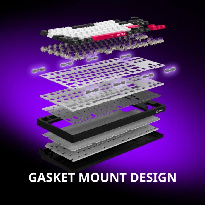 LORGAR KBP70TKLW Wireless PBT Beige