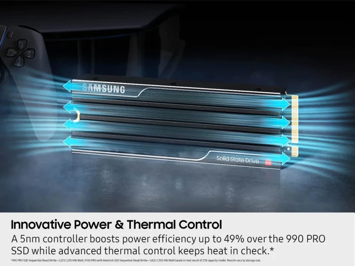 SAMSUNG 9100 PRO Heatsink PCIe5 - 4TB