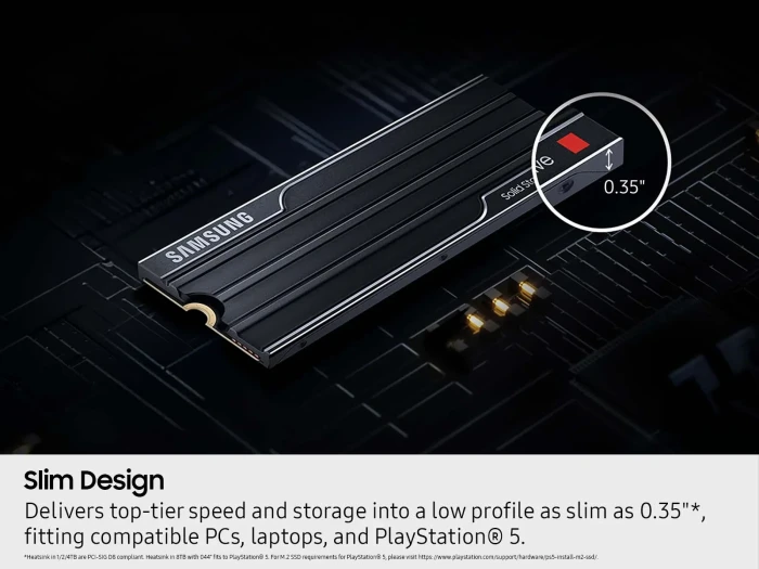 SAMSUNG 9100 PRO Heatsink PCIe5 - 4TB