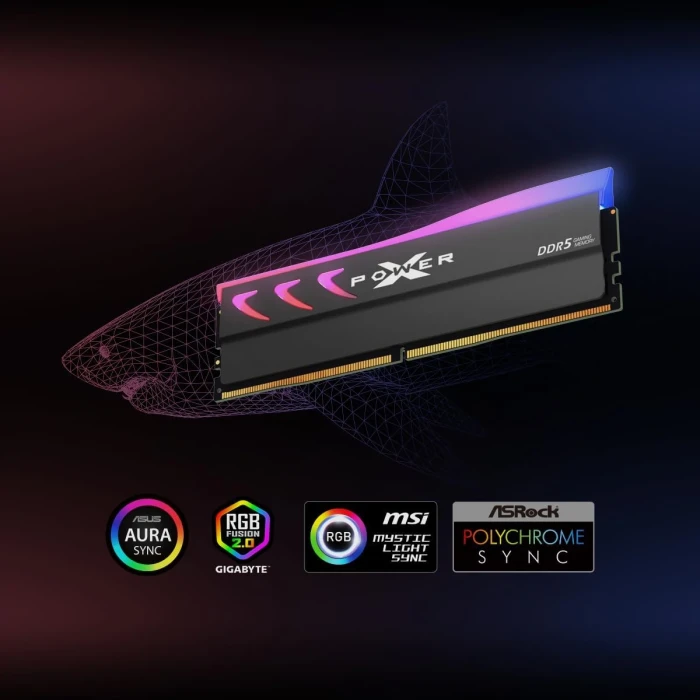 16GB DDR5-6000 CL36 Silicon Power Storm RGB