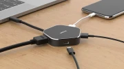 USB хъб D-Link DUB-M420 4-in-1, 2 x USB 3.0, 1 x USB-C, 1 х HDMI