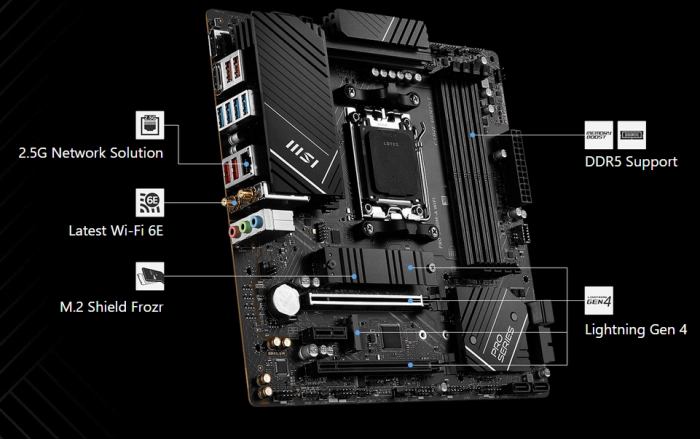 MSI PRO B650M-A WIFI