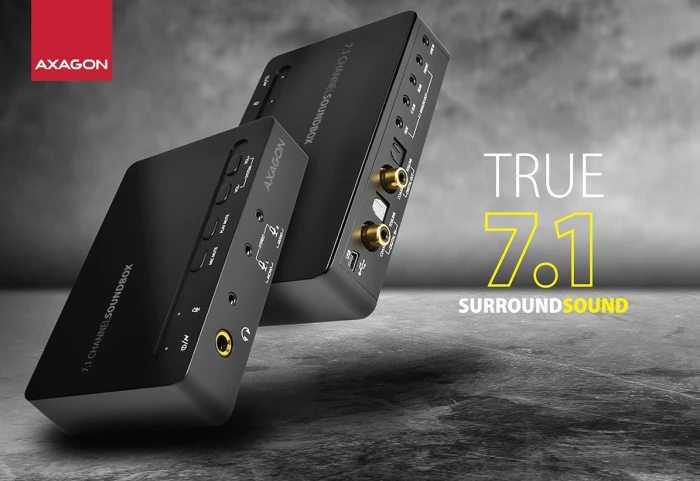 AXAGON ADA-71 USB2.0 - SOUNDbox 7.1