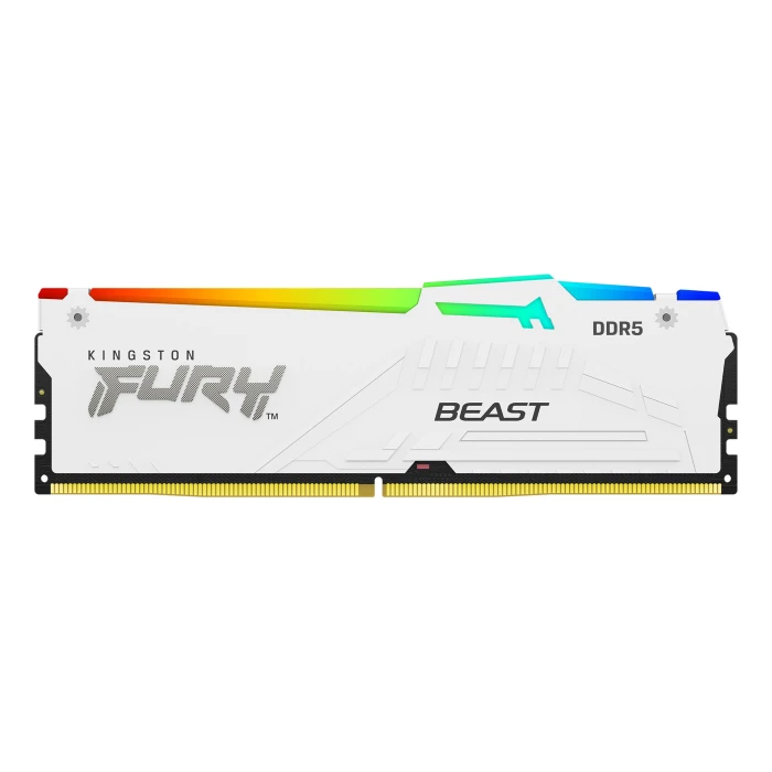 64GB (2x32) DDR5-6000 CL36 Kingston FURY Beast White RGB EXPO & XMP