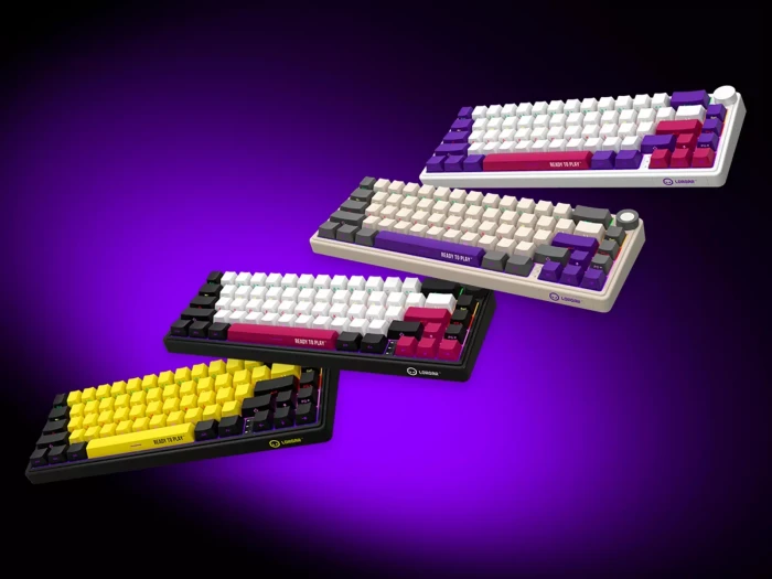 LORGAR KBP70MW Wireless PBT Yellow