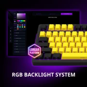 LORGAR KBP70TKLW Wireless PBT Black