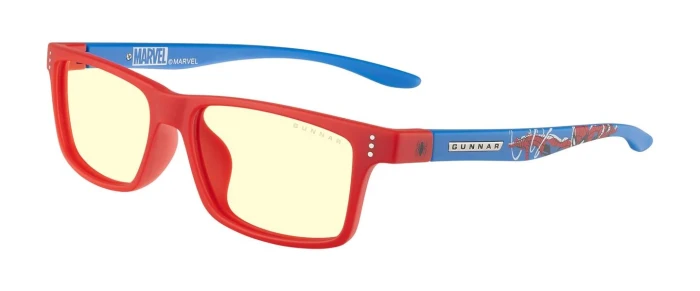 GUNNAR Cruz Kids Large - Spider-Man Edition, Amber