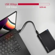AXAGON EE25-GTR USB-C RIBBED 2.5"