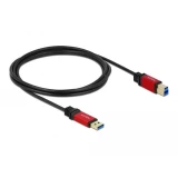 Кабел Delock USB-A мъжко - USB-B мъжко, 2 м, Premium