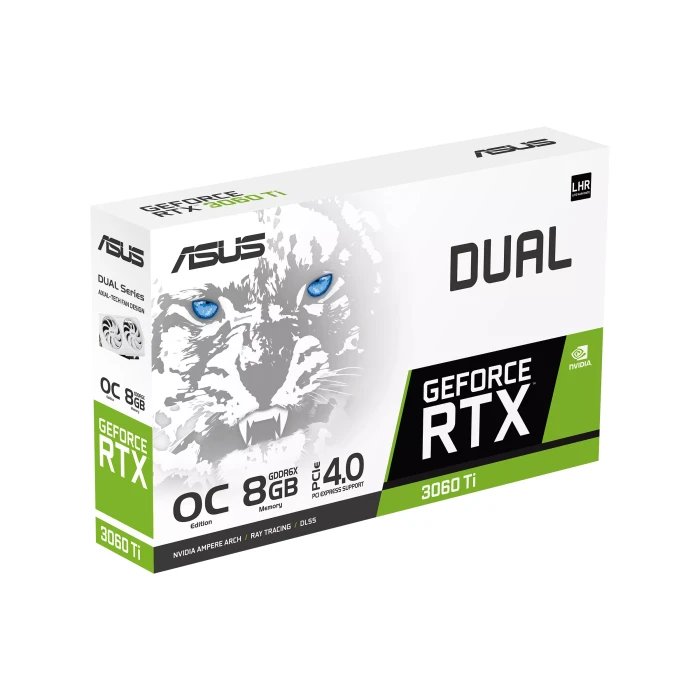 ASUS DUAL GeForce RTX 3060 TI White OC 8GB GDDR6X