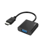 Адаптер HAMA 200343, HDMI мъжко - VGA женско, full HD 1080p