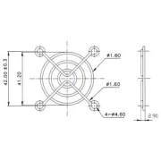 Evercool Решетка за вентилатор Fan Grill Metal - 80mm