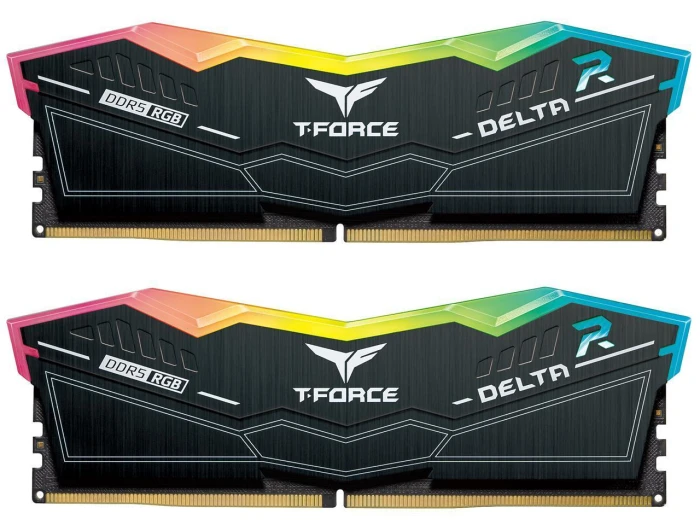 32GB (2x16) DDR5-6400 CL40 Team Group T-Force Delta RGB Black