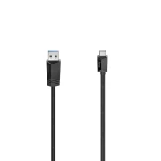 Кабел HAMA USB-C мъжко-USB- A 3.2 Gen.1 мъжко , 5Gbit/s, 1.5 м., Черен