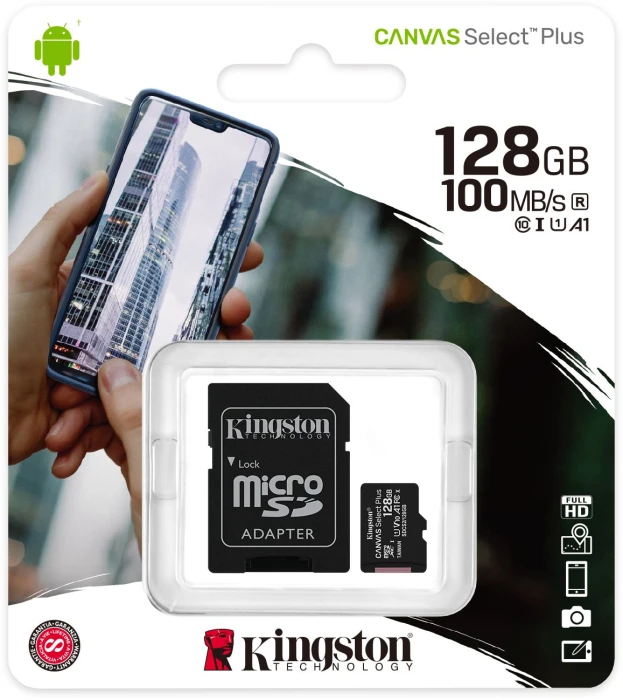 Kingston Canvas Select Plus  microSDHC 128GB