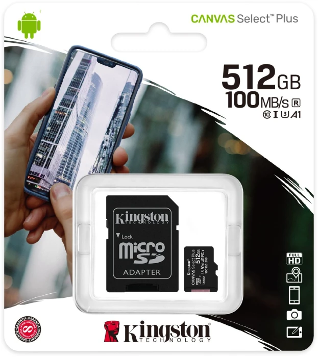 Kingston Canvas Select Plus microSDHC 512GB