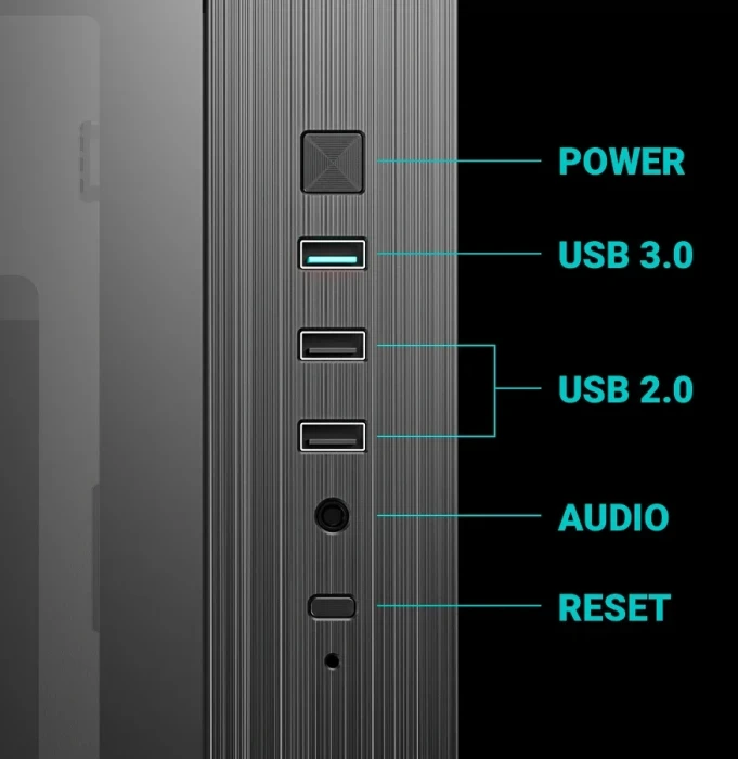 DeepCool CG330-3F - Black