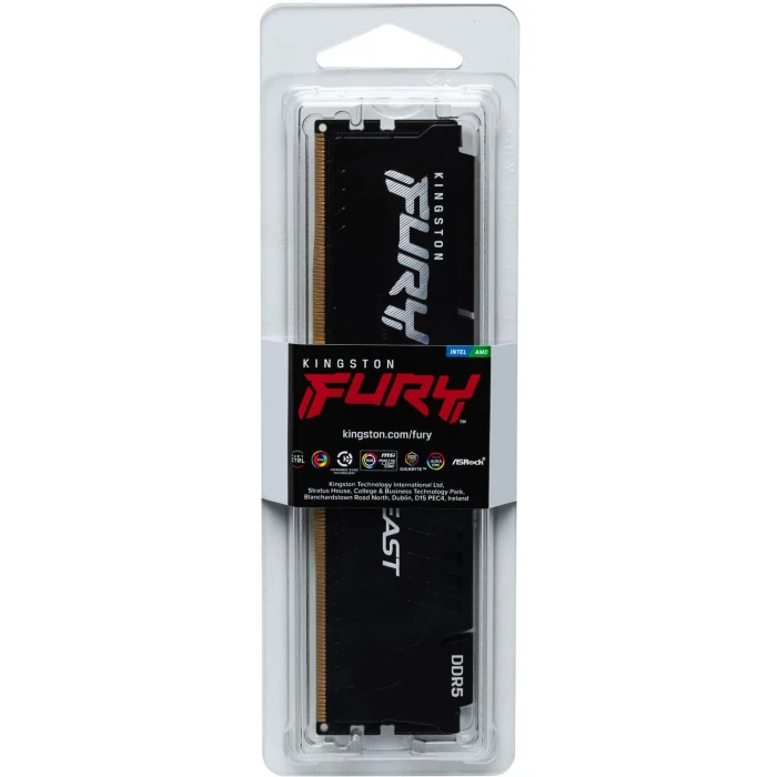 16GB DDR5-5200 CL36 Kingston FURY Beast Black