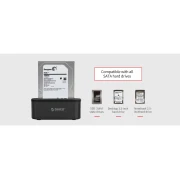 Orico докинг станция Storage - HDD/SSD Dock - 2.5 and 3.5 inch USB3.0 - 6218US3