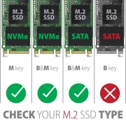 AXAGON EEM2-SG2 USB-C - M.2 NVMe & SATA SSD