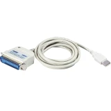 Кабел конвертор ATEN UC1284B, USB-A мъжко - IEEE1284, 1.8 m