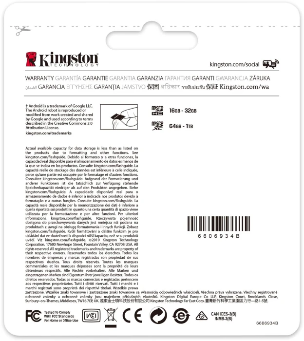 Kingston Canvas Select Plus  microSDHC 64GB
