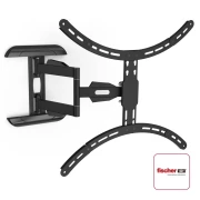 Стенна стойка за TV, Fullmotion ,XL, черна, 191см, 75", до 45кг