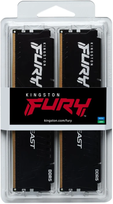 16GB (2x8) DDR5-5600 CL36 Kingston FURY Beast Black