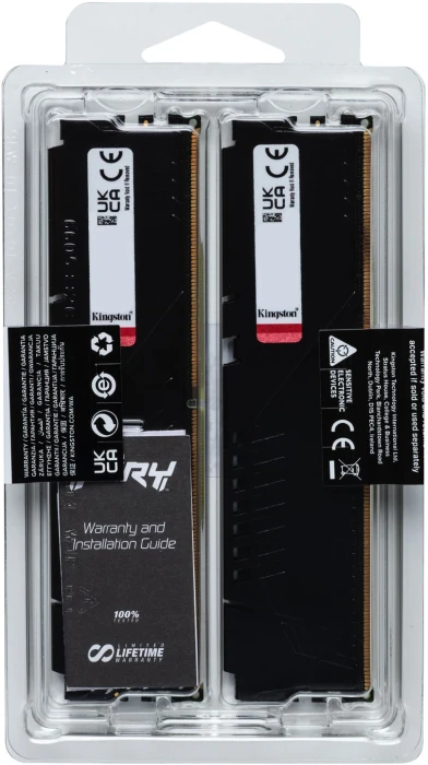 16GB (2x8) DDR5-5600 CL36 Kingston FURY Beast Black