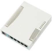 Суич MikroTik 260GS, 5-port 10/10/1000+1xSFP + cages