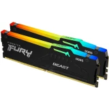 32GB (2x16) DDR5-5200 CL40 Kingston FURY Beast Black RGB