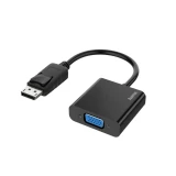 Адаптер HAMA, DisplayPort мъжко - VGA женско, FHD 1080p