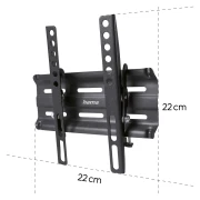 Стенна стойка за TV HAMA, TILT, 122см, 48", 1 звезда,200х200, черна