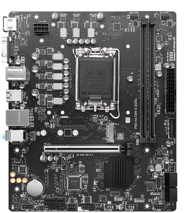 MSI PRO H610M-E DDR4