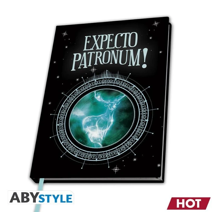 Тефтер ABYSTYLE HARRY POTTER Premium Heat Change Patronus, A5, 180 страници