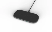 Безжично зарядно RAPOO XC260, Qi, Двойно, 5W/7.5W/10W, Черен