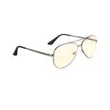 GUNNAR Maverick Gunmetal Liquet Silver